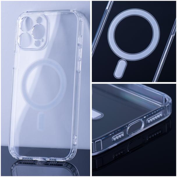 Futerał do iPhone 12 Clear Mag Cover (STR / CAMERA PROTECTION) zgodny z MagSafe  transparentny