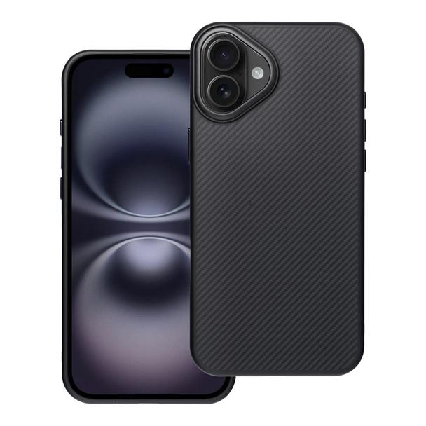 Etui na iPhone 16 PLUS Carbon Elite Mag Cover zgodny z MagSafe czarny