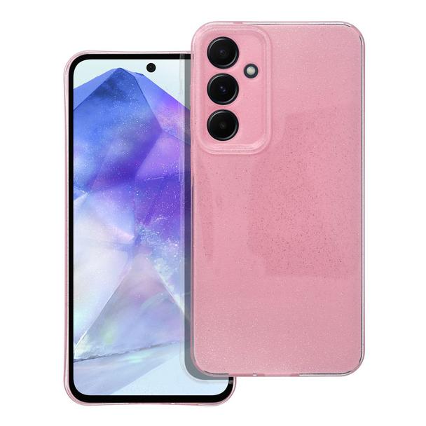 Futerał do Samsung A55 5G Clear Case 2 mm Blink różowy