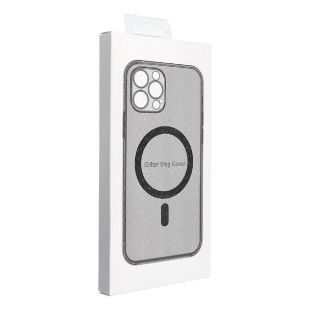 Futerał do Samsung S25 ULTRA Clear Mag Cover (STR) zgodny z MagSafe czarny glitter