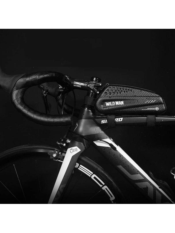 WILDMAN sakwa rowerowa na ramę na zamek 1L EX czarna