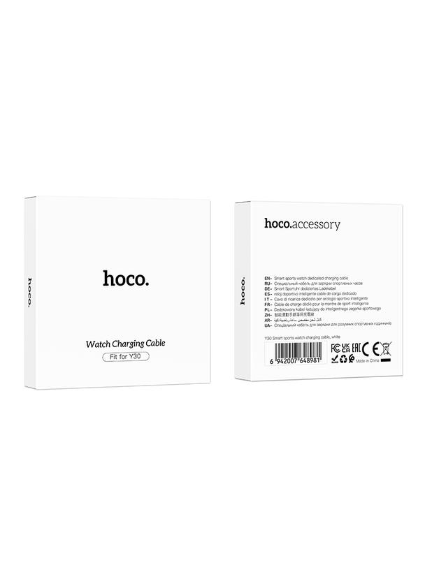 Kabel do ładowania smartwatcha Hoco 0,6 m Y30 biały