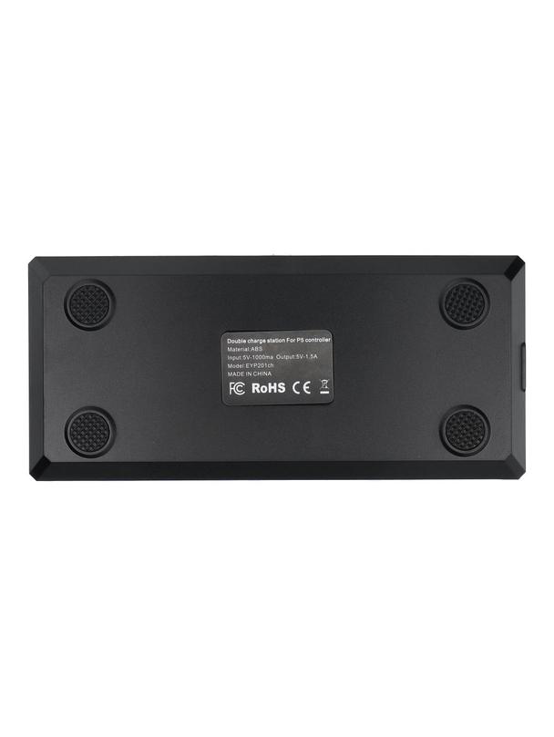 Podwójna stacja ładująca do padów PS5 P201 czarna