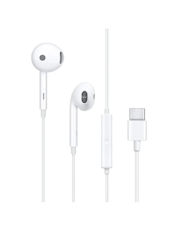 Oryginalne Słuchawki przewodowe douszne USB C Oppo MH135-3 bulk białe