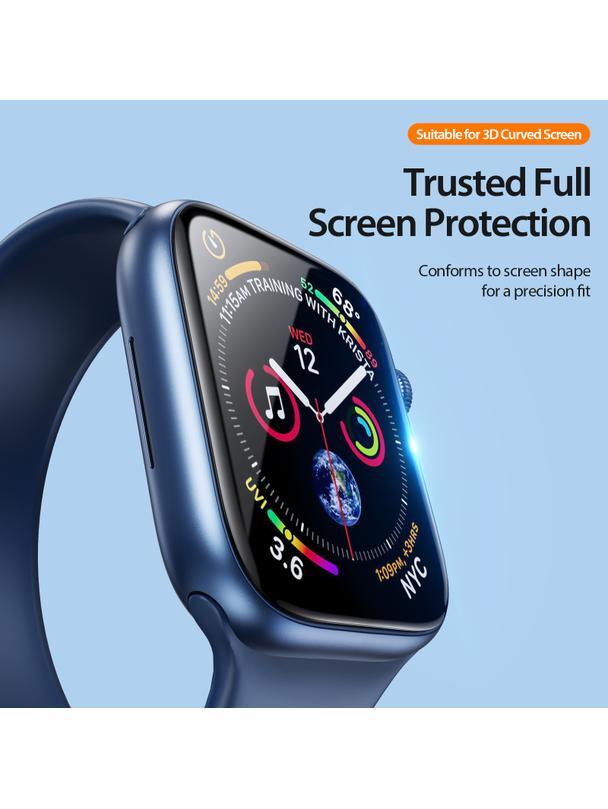 DUX DUCIS protektor PMMA z ramką do Apple Watch 10 46 mm czarne