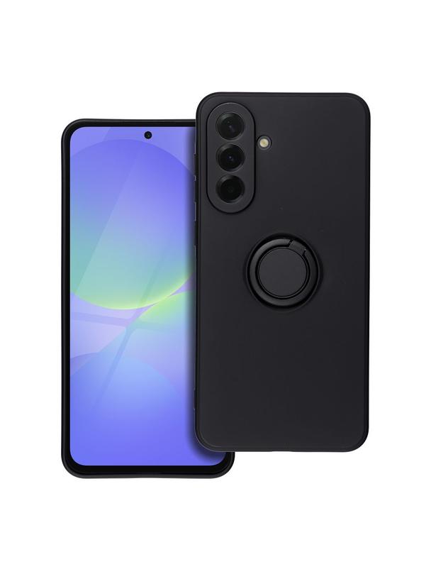 Futerał do Samsung A36 5G Silicone Ring czarny
