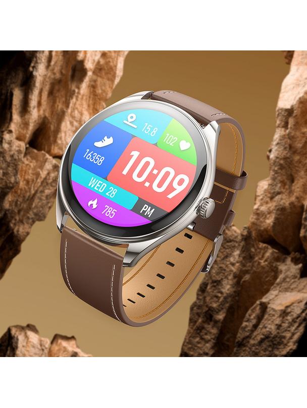 Smartwatch Hoco 1,43" AMOLED IP67 z funkcją rozmowy Y22 srebrny