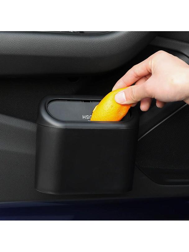 Kosz na śmieci do samochodu czarny