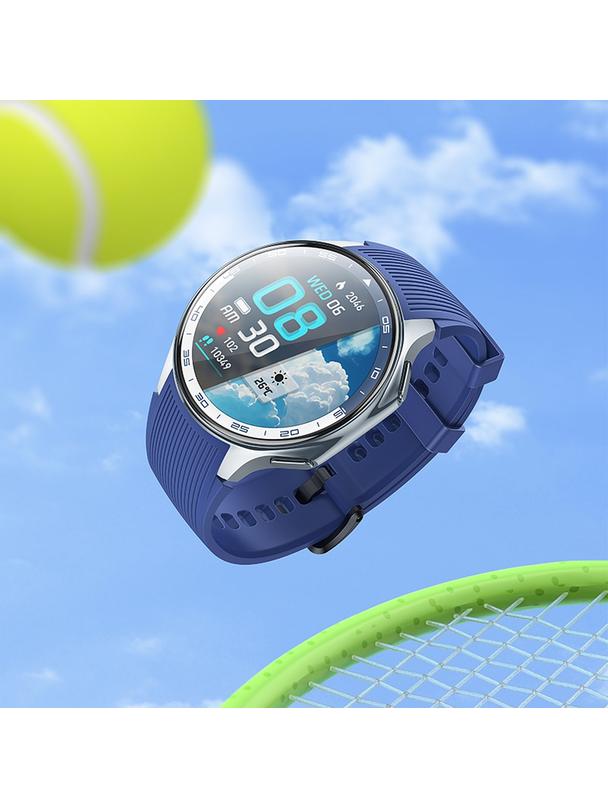 Smartwatch Hoco 1,43" AMOLED IP67 z funkcją rozmowy Y24 srebrny