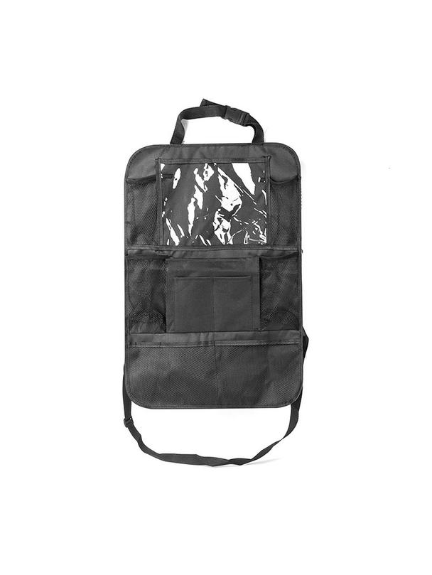 Organizer samochodowy na fotele przednie z przegródkami BY-1298 czarny