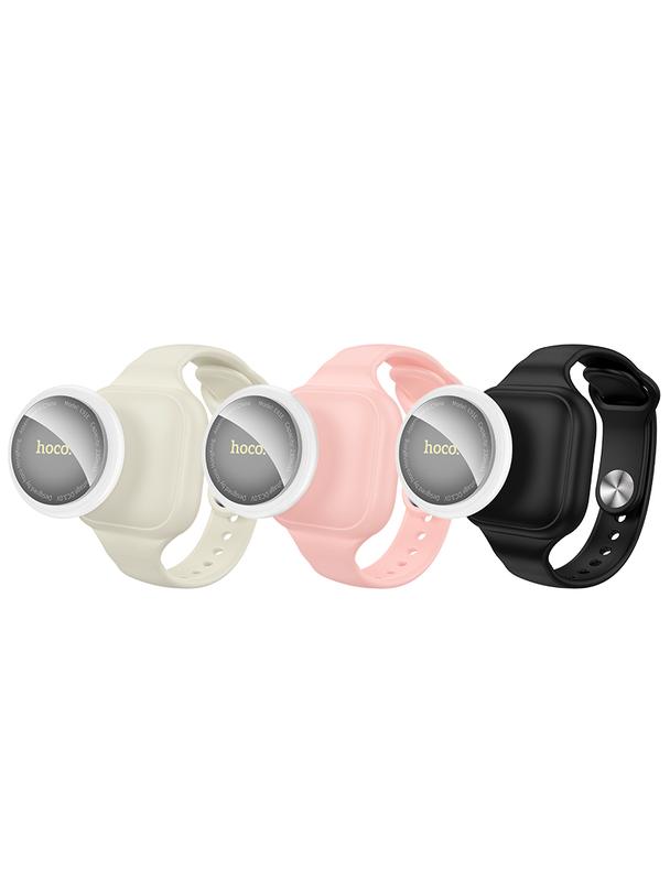 Lokalizator zgodny z Apple Find My Hoco w formie opaski E91E czarny