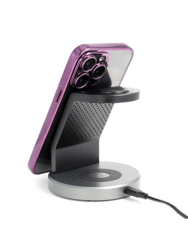 Futerał do iPhone 16 PRO Electro Mag Cover zgodny z MagSafe fioletowy