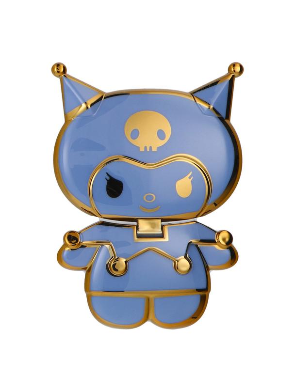 Stojak na telefon LALKA - naklejany - niebieski