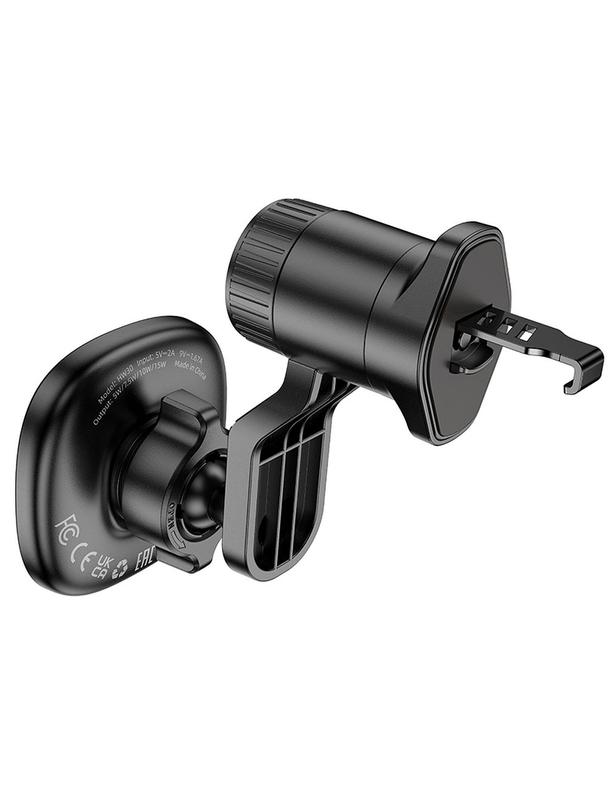 Uchwyt na telefon do samochodu indukcyjny Hoco 15W do kratki HW30 czarny