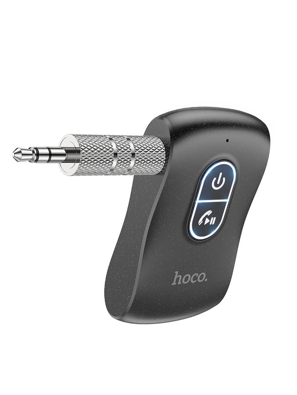 Transmiter samochodowy bluetooth Hoco Jack 3,5 mm E73 PRO czarny