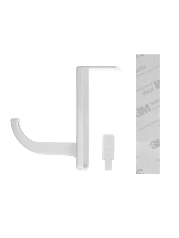 Uchwyt do monitora na słuchawki biały