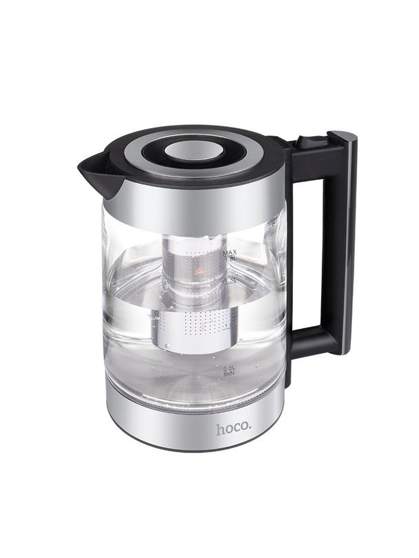 Czajnik elektryczny Hoco 1,8L HA01A szkło / stainless steel