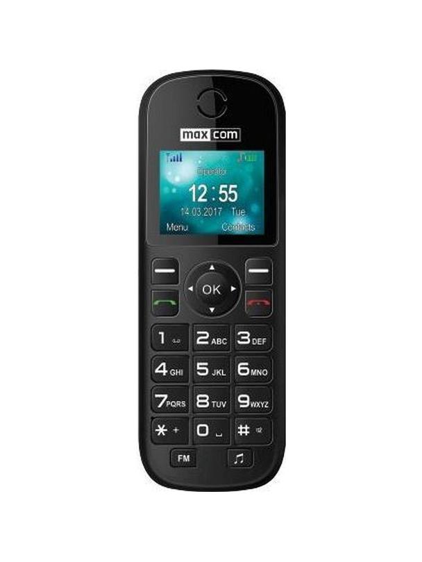MAXCOM telefon dla seniora MM35D SE czarny