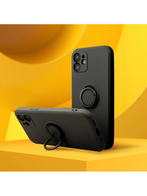 Futerał do Samsung A36 5G Silicone Ring czarny