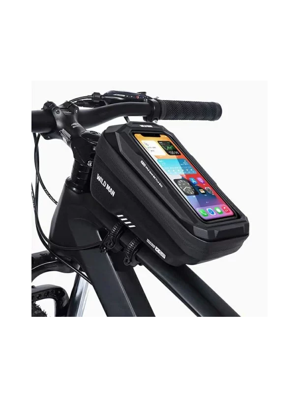 WILDMAN sakwa rowerowa na ramę na zamek 1L (4" - 7") XS2 czarna