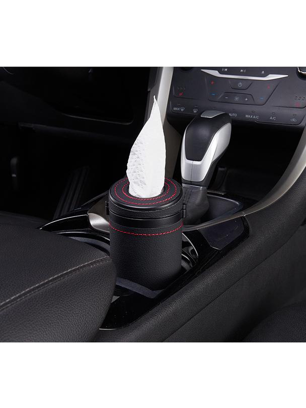 Pojemnik na chusteczki w kształcie tuby z opcją wybicia szyby czarny