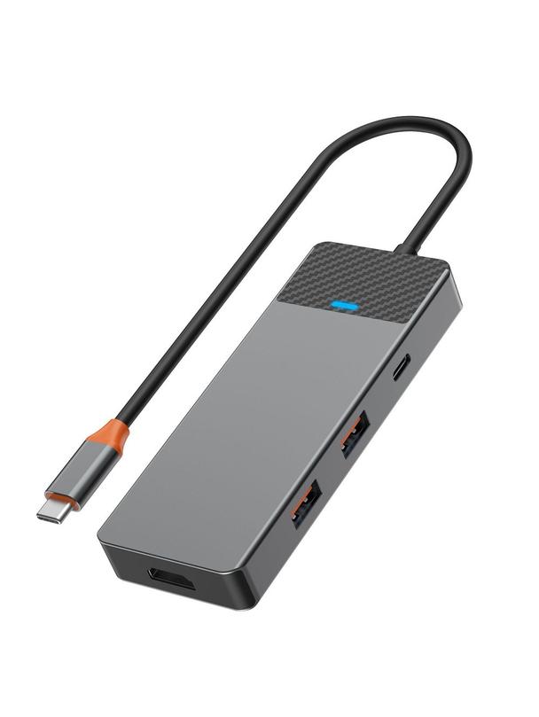 WiWU - HUB A721HD USB3.1x2+PD(100W)+USB-C(3.1)+ SD/TF(3.0)+HDMI (4K60HZ)