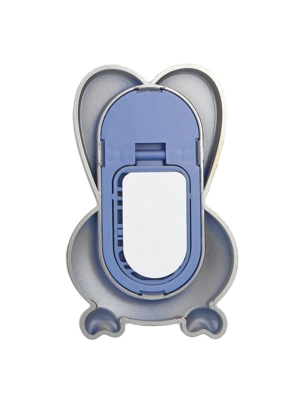 Stojak na telefon KRÓLICZEK - naklejany - niebieski