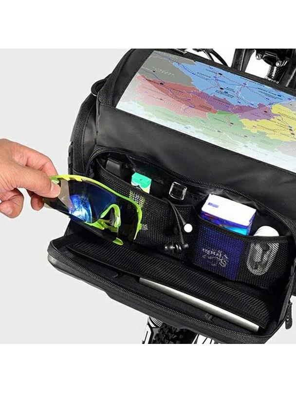 WILDMAN sakwa rowerowa na kierownicę na zamek 4L GS6 czarna