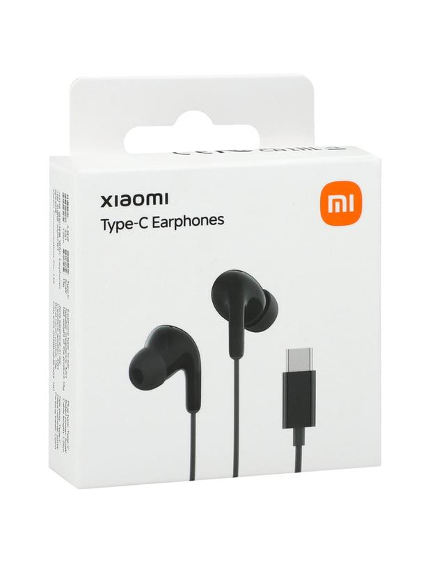 Słuchawki przewodowe douszne USB C Xiaomi M2413E1 czarne