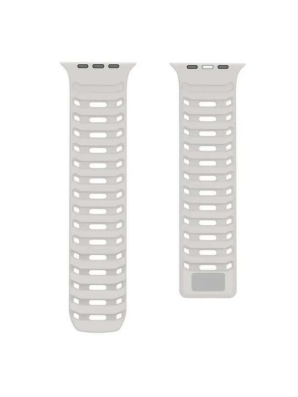 DUX DUCIS pasek CS magnetyczny silikonowy do Apple Watch 42/44/45/46/49 mm szary