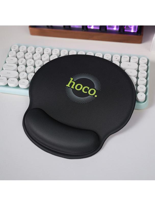 Podkładka pod myszkę Hoco ze wsparciem dla nadgarstka GM30 czarna