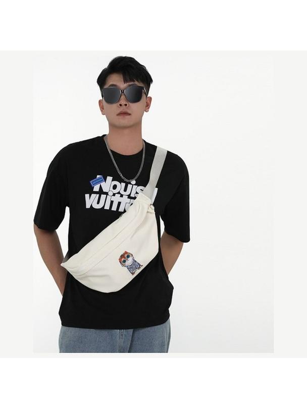 NIMMY nerka na ramię GLASSES COOL CAT szara