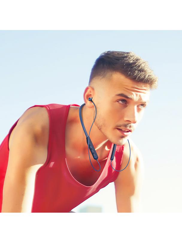 Słuchawki bezprzewodowe douszne Hoco ES64 granatowe (SC)