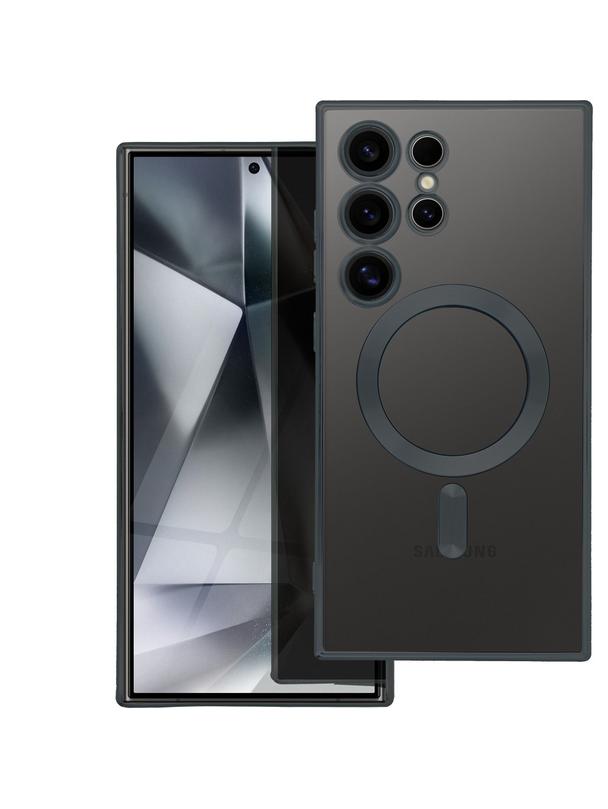 Futerał do Samsung A17 Electro Mag Cover zgodny z MagSafe czarny