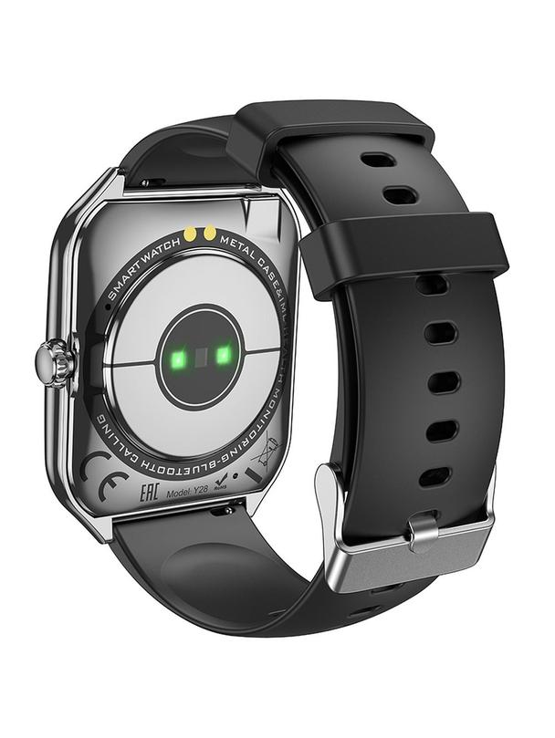 Smartwatch Hoco 1,96" AMOLED IP67 z funkcją rozmowy Y28 czarny