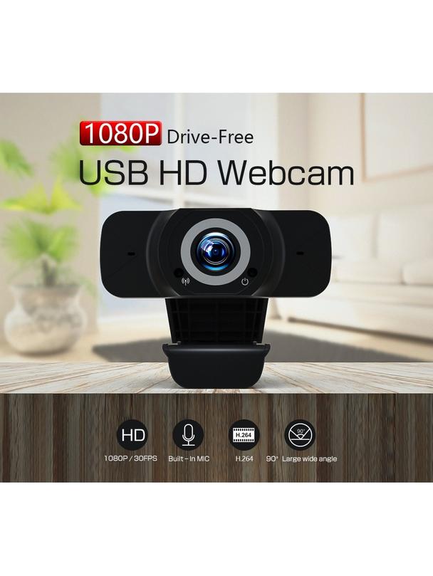 Kamera internetowa Full HD 1920*1080p/30fps ECM-CDV126C czarna