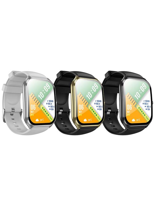 Smartwatch Hoco 1,96" AMOLED IP67 z funkcją rozmowy Y28 złoty
