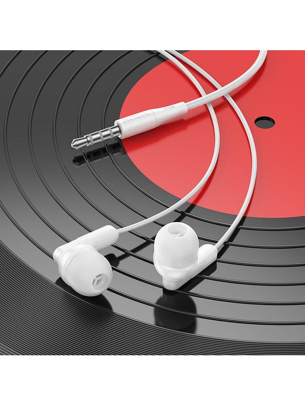 Słuchawki przewodowe douszne Jack 3,5 mm Hoco M121 białe