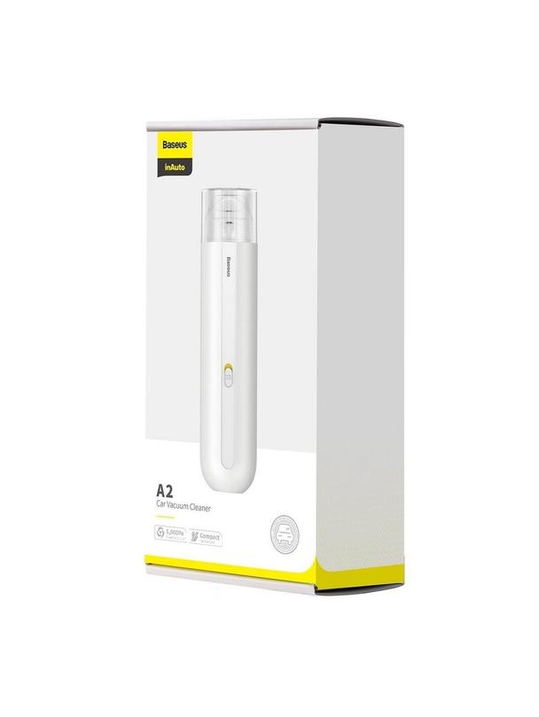 BASEUS odkurzacz samochodowy bezprzewodowy 5000pa A2 CRXCQA2-02 biały