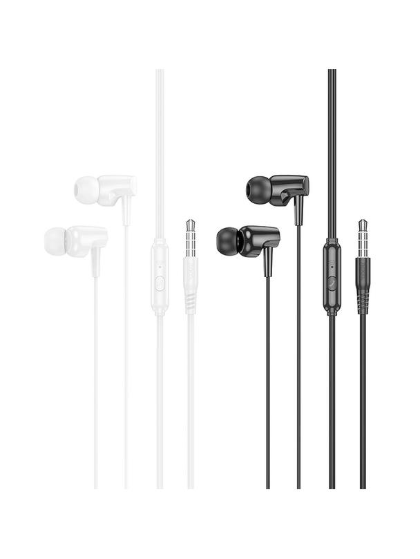 Słuchawki przewodowe douszne Jack 3,5 mm Hoco M112 białe