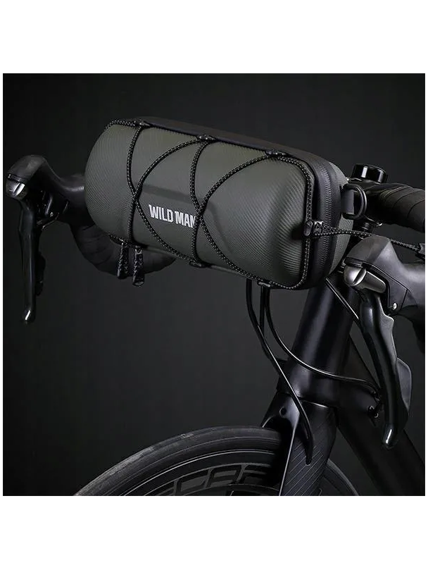 WILDMAN sakwa rowerowa na kierownicę na zamek 2L GD7X zielona