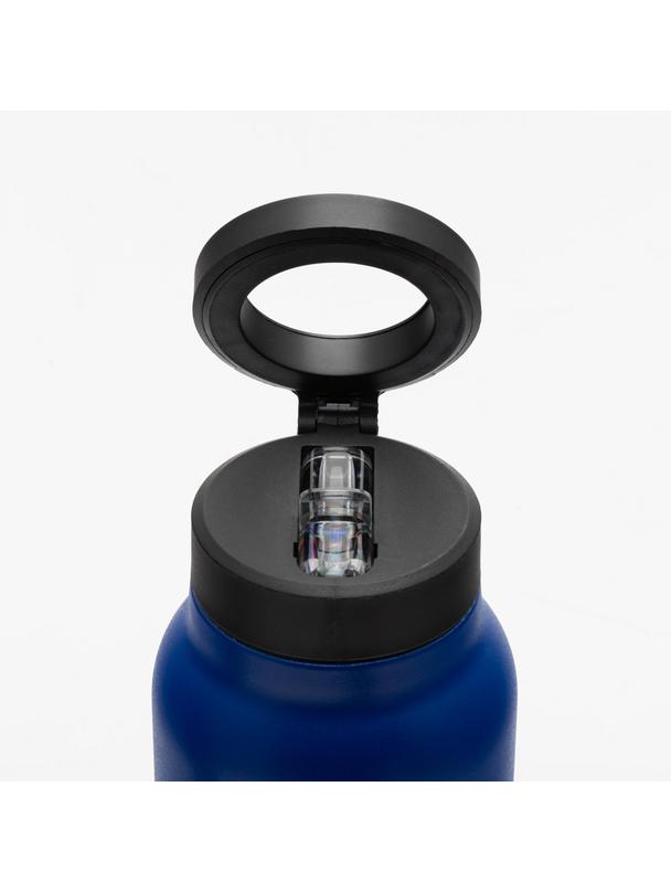 Butelka / bidon na wodę metal z uchwytem kompatybilnym z Magsafe 950ml niebieski
