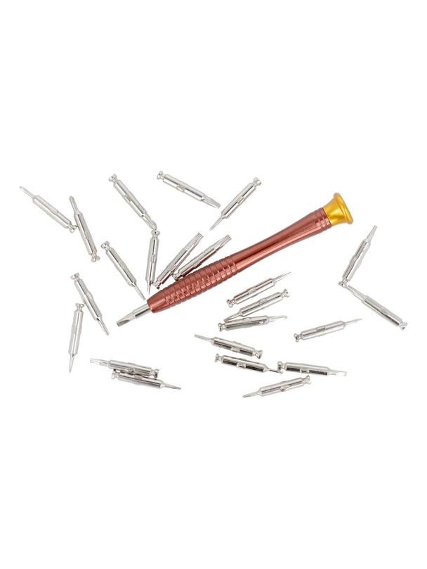 Zestaw śrubokrętów precyzyjnych / wkrętaków serwisowych, bitów 25w1 metal