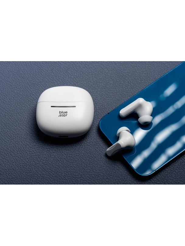 Słuchawki bezprzewodowe douszne Blue Star BK44 TWS białe