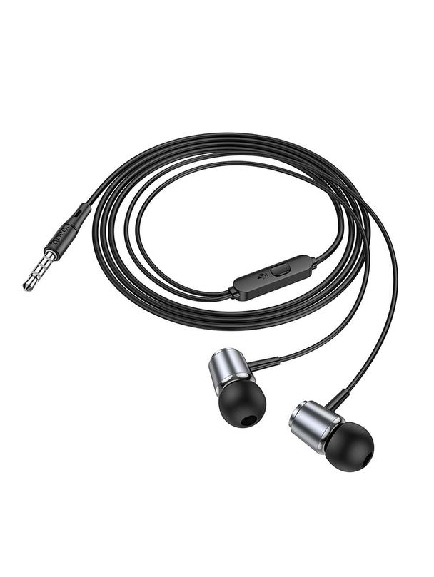 Słuchawki przewodowe douszne Jack 3,5 mm Hoco M108 szare