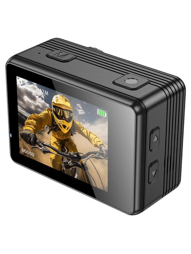 Kamera sportowa Hoco z dwoma wyświetlaczami 1,3" + 2" 1080P/30fps DV103 czarna