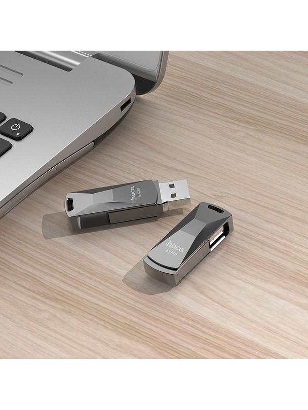 Pendrive 128GB USB 3.0 (USB A) Hoco UD5 szary