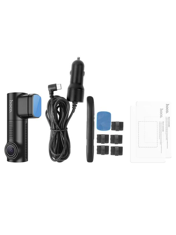 Kamera samochodowa Hoco z wyświetlaczem 0,96" 1080P/30fps DV1 czarna