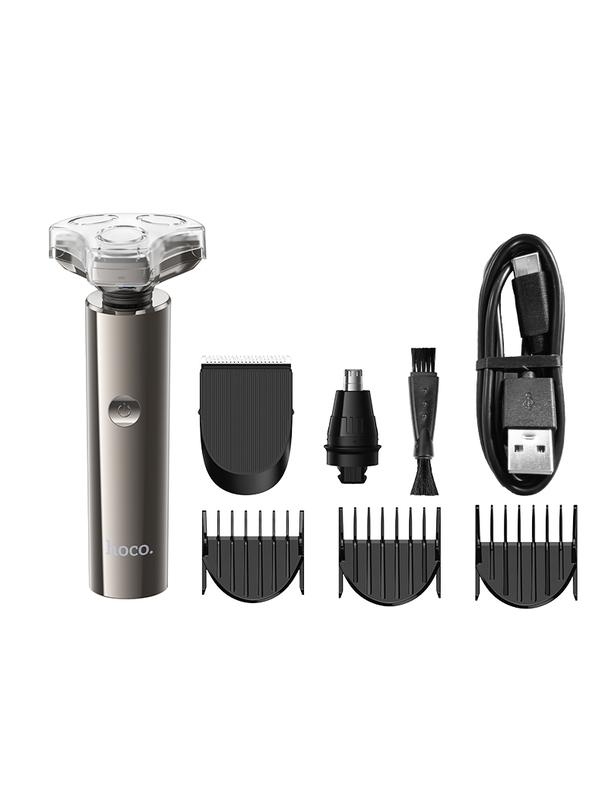 Zestaw do golenia 3w1 Hoco HP36 szary