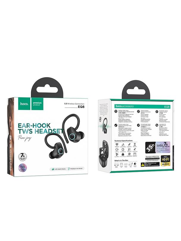 Słuchawki bezprzewodowe douszne Hoco TWS EQ8 czarne